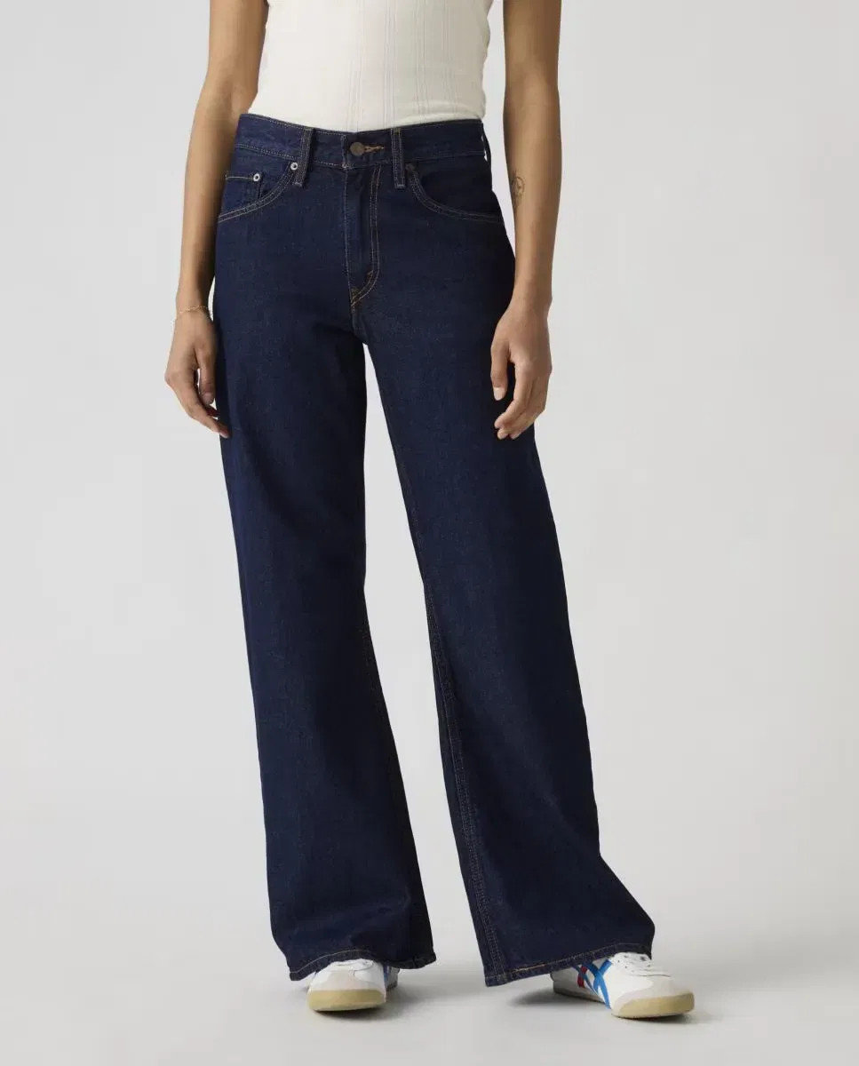 Женские джинсы-клеш с завышенной талией Levi's, Azul Índigo — фото 3