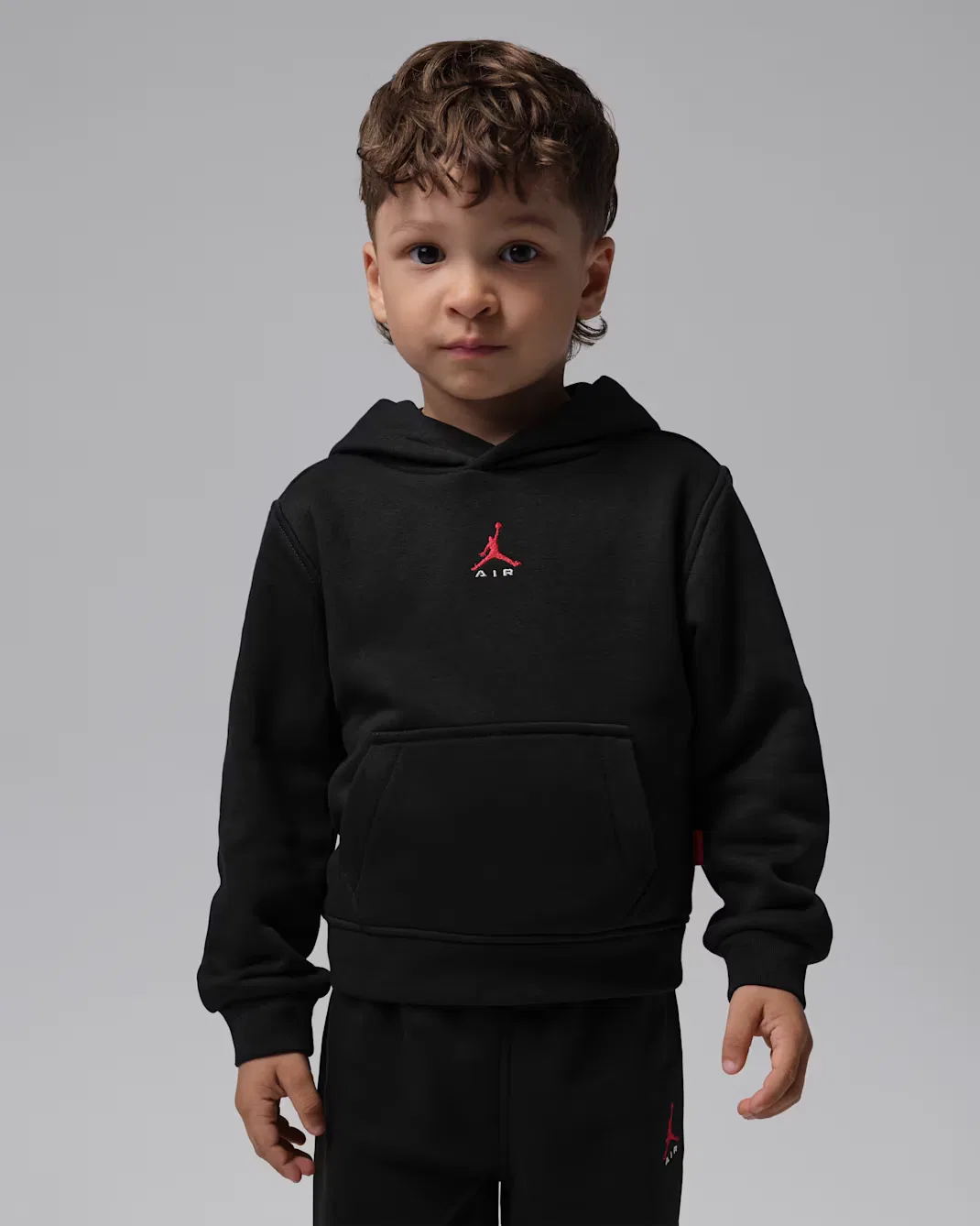 Детский комплект из двух предметов: пуловер и худи Jordan Brooklyn Fleece, Black — фото 3