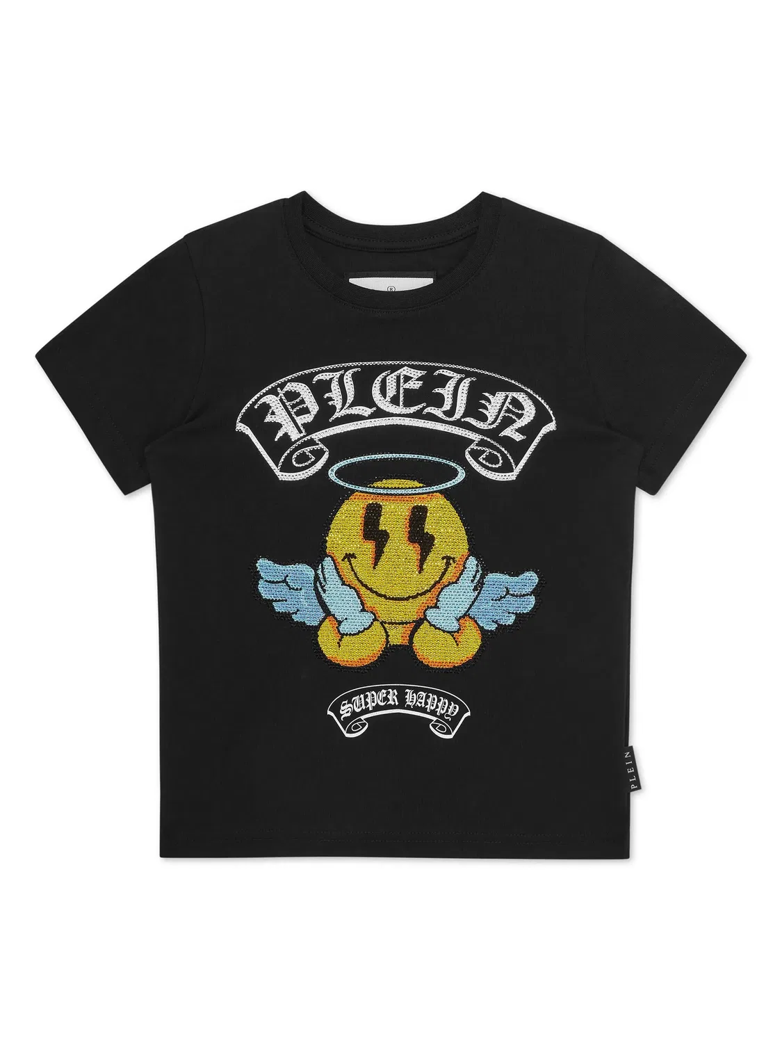 Футболка с улыбкой Philipp Plein, черный