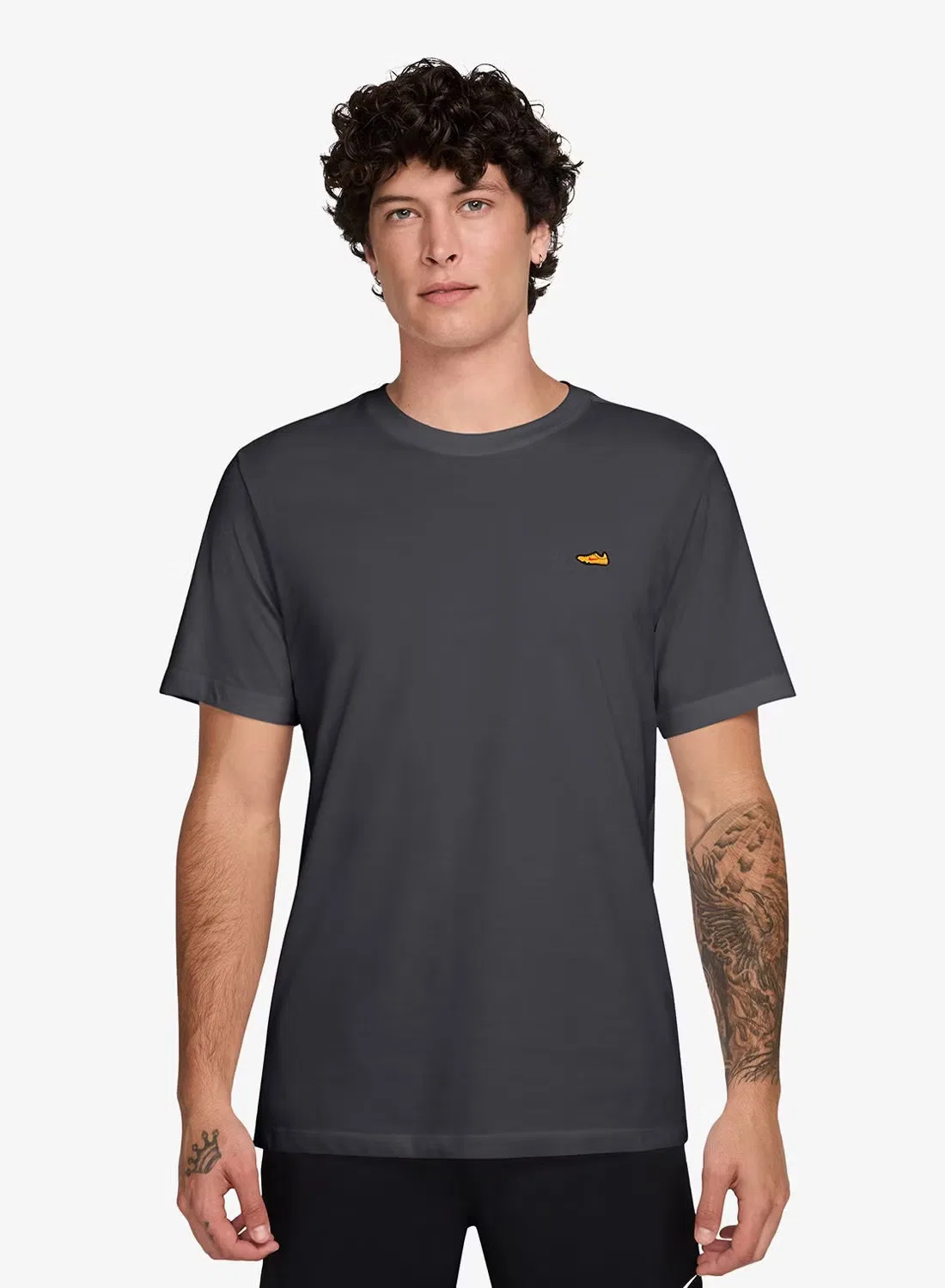 Футболка с принтом Dri-Fit Retro Run Energy Nike, антрацитовый