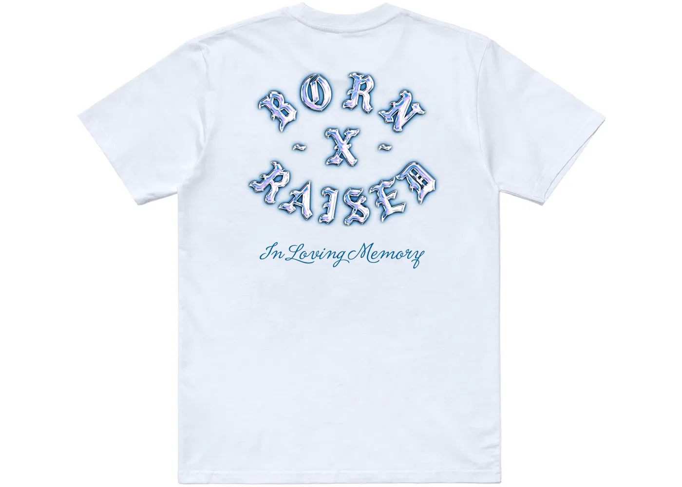 Мужская футболка с принтом Nike SB Born X Raised In Loving Memory Rocker Tee, White