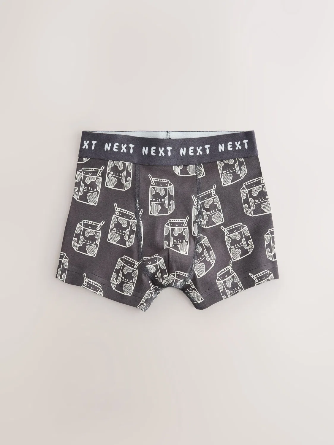 Трусы 5 штук, Neutral/Black Cow Print Brunch, Junior Character Trunks Next, нейтральный/черный — фото 2