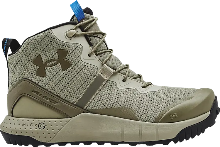 

Ботинки Under Armour Micro G Valsetz Mid Khaki Grey Tent, серый