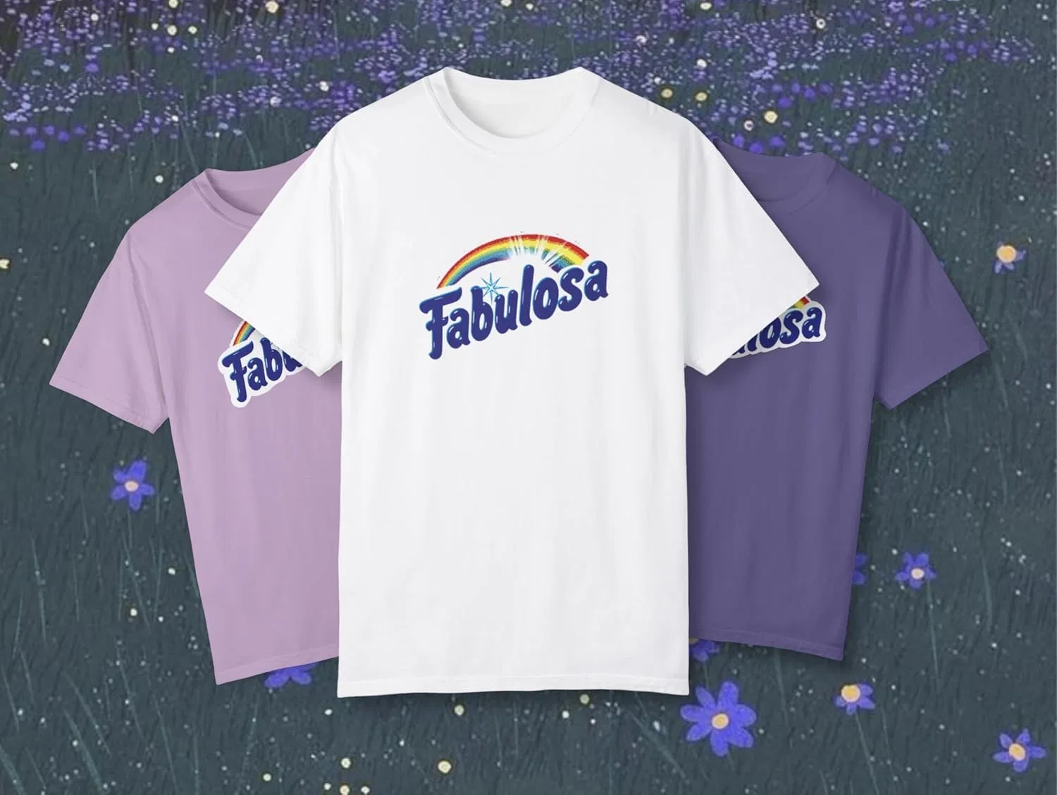 Женская футболка с принтом Fabulosa Comfort Colors, Orchid — фото 3