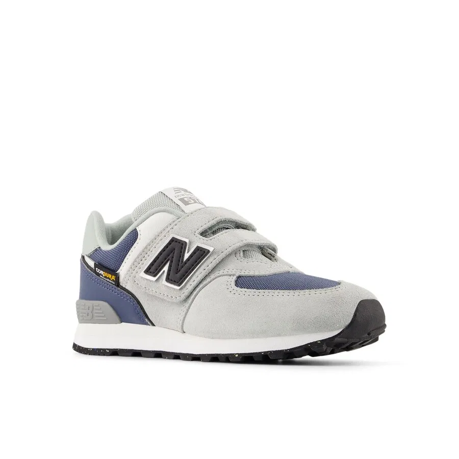 Кроссовки New Balance '574 Hook & Loop' серого цвета — фото 2