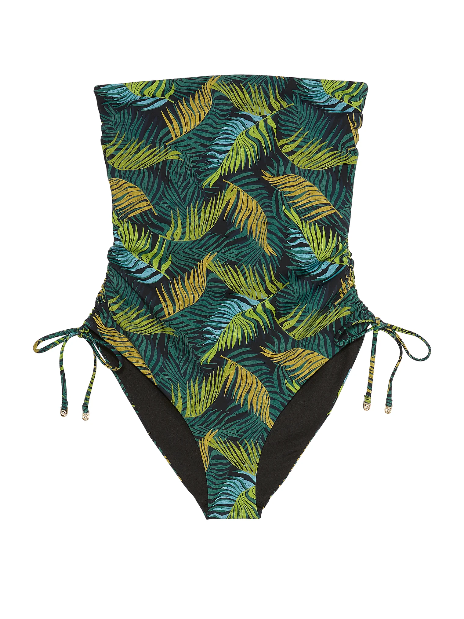 

Купальник Victoria’s Secret Essential Strapless Ruched One-Piece, зеленый