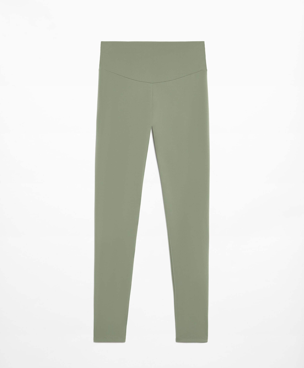 

Леггинсы Oysho Comfortlux High-Rise Ankle-Length, светлый-хаки
