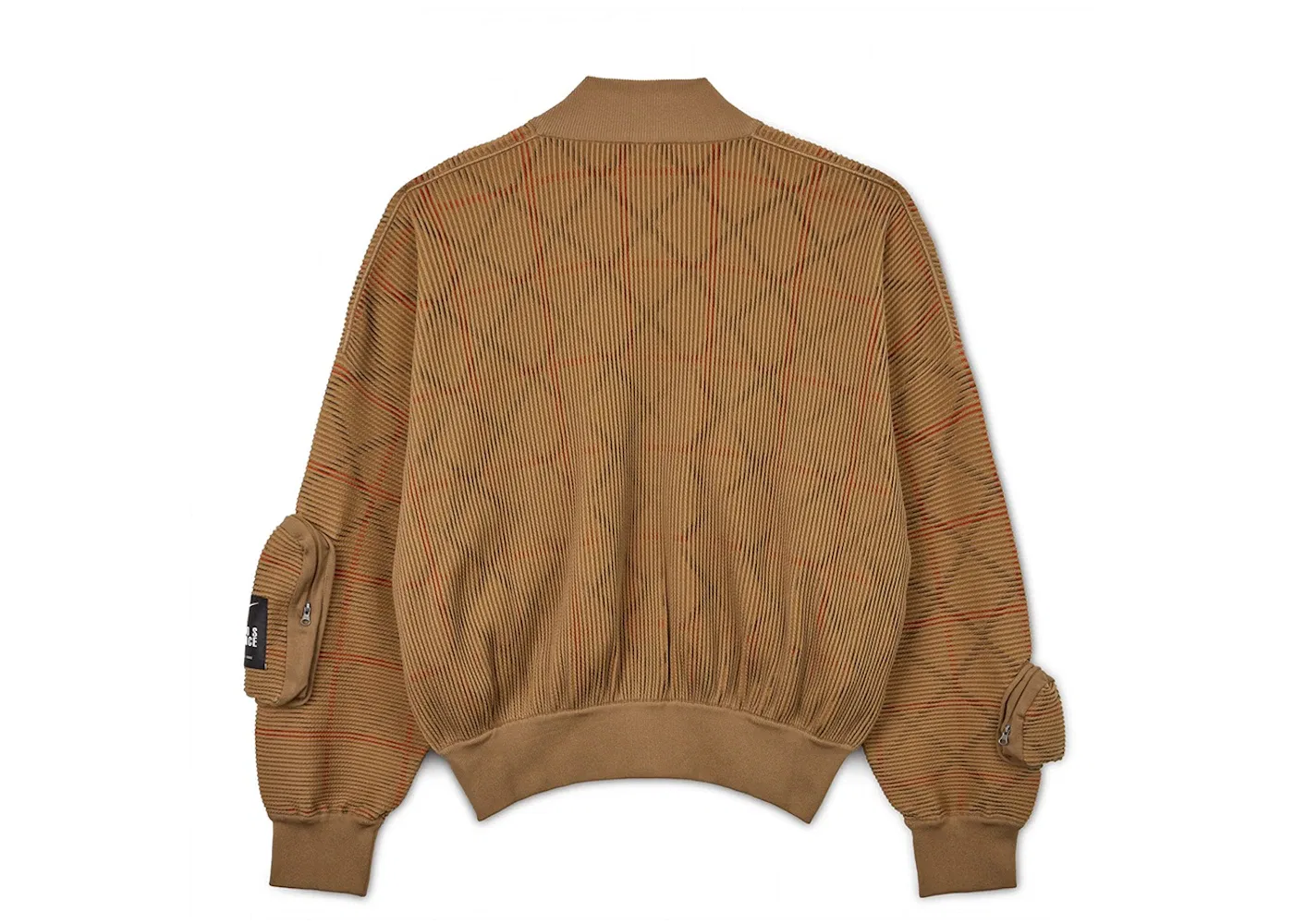 Мужская куртка-бомбер с принтом Nike x Undercover SR MA-1 Jacket, Brown — фото 2