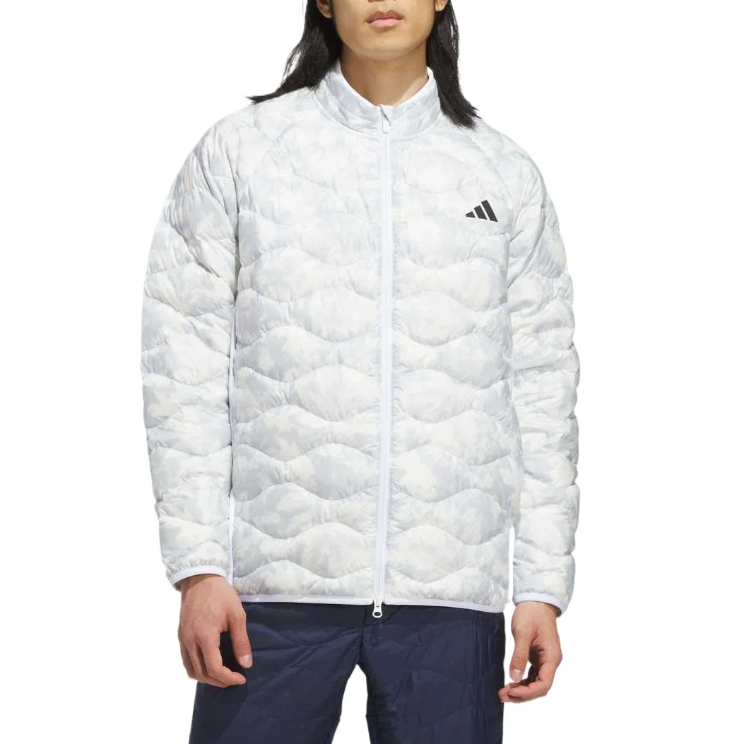 Мужской пуховик с воротником-стойкой Moderate, Adidas, Белый