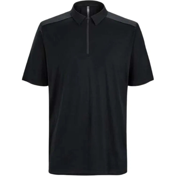 Мужское поло хлопковое Arcteryx, Black/Black