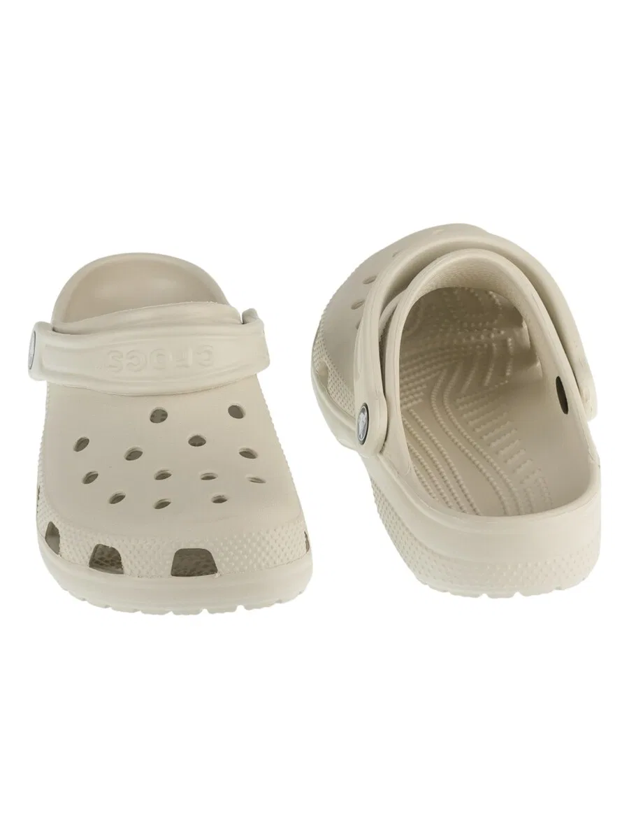 Сандалии Crocs 'Crocs Classic Clog Kids' светло-серого цвета — фото 4