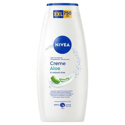 Крем увлажняющий Nivea Creme with Aloe Vera, 750 мл