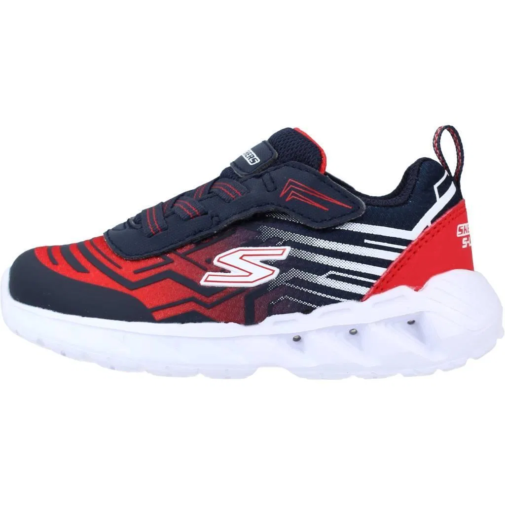 Детские кроссовки для мальчиков со светящимся дизайном Magna Lights Maver Skechers, Rot Weiss — фото 2