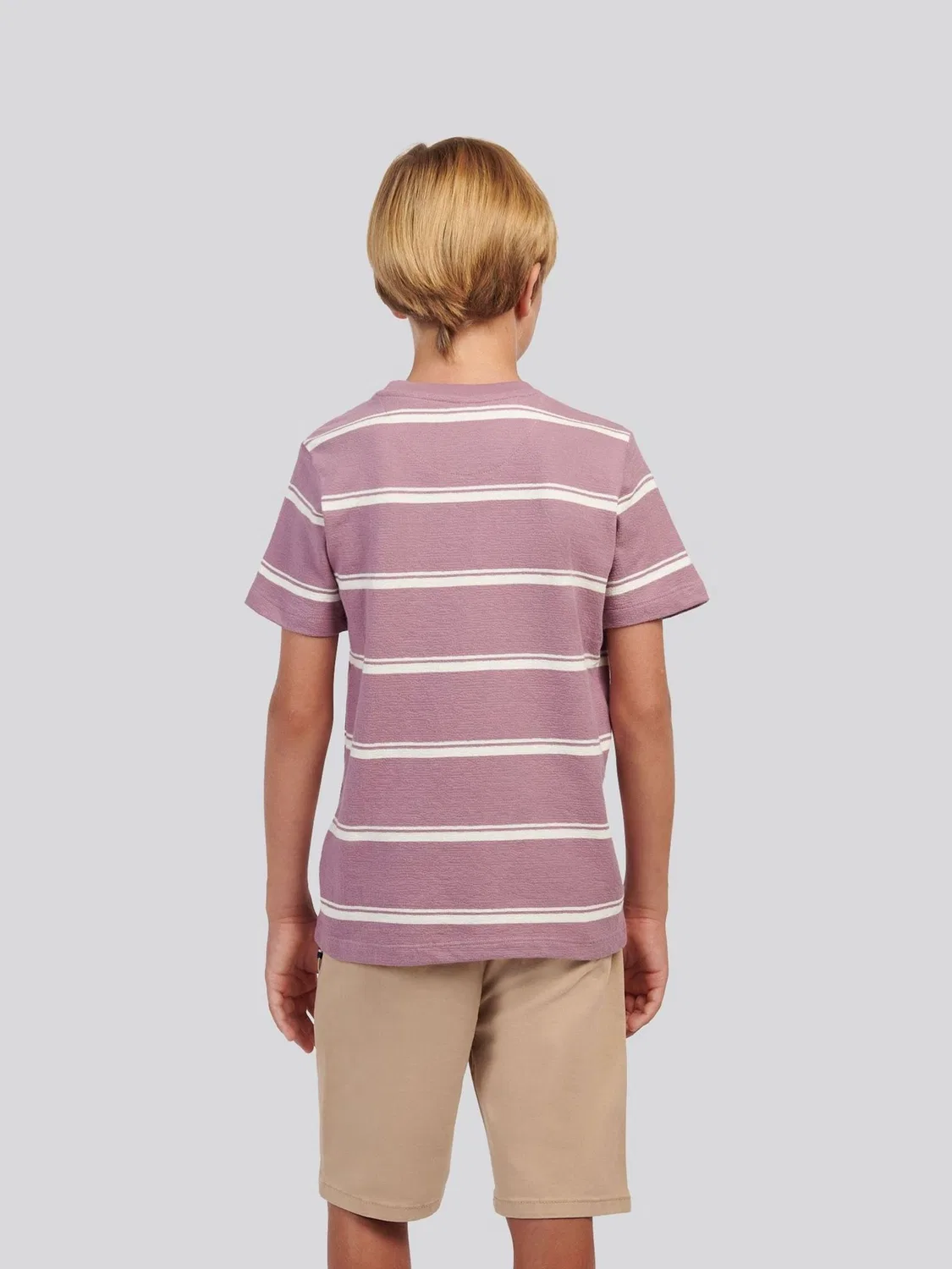 Футболка с полосками Terry Stripe U.S. Polo Assn, фиолетовый — фото 4