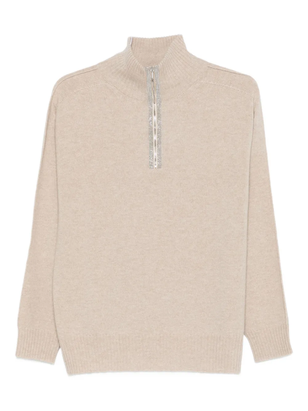 

Свитер на молнии до половины D.Exterior, нейтральный