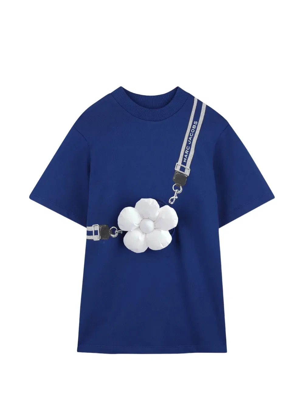 Платье с короткими рукавами Marc Jacobs Kids, синий