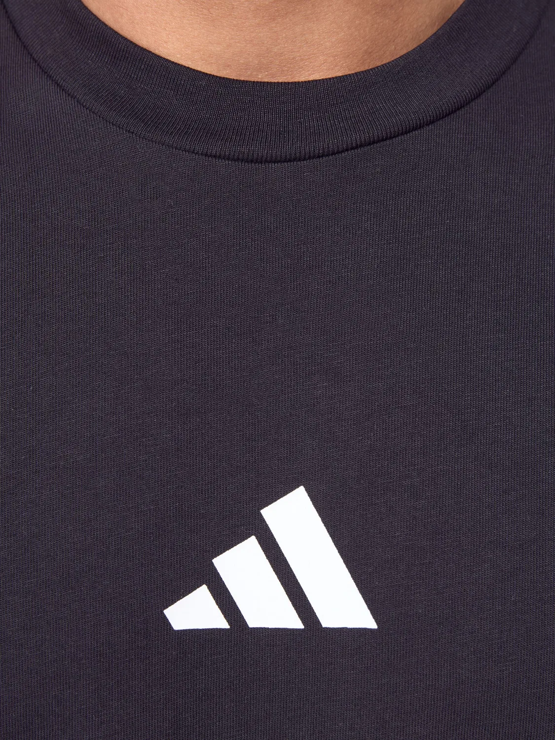Футболка Essential Small Logo adidas, черный — фото 4