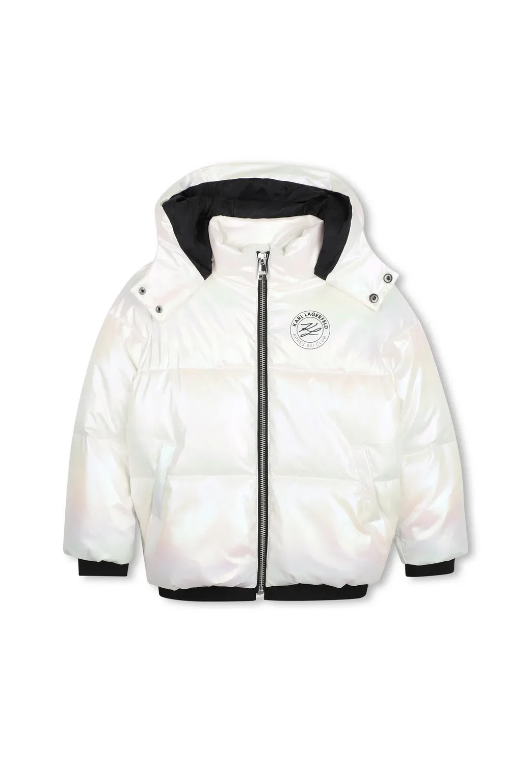 Пуховая куртка - зимняя куртка Karl Lagerfeld Kids, White — фото 2