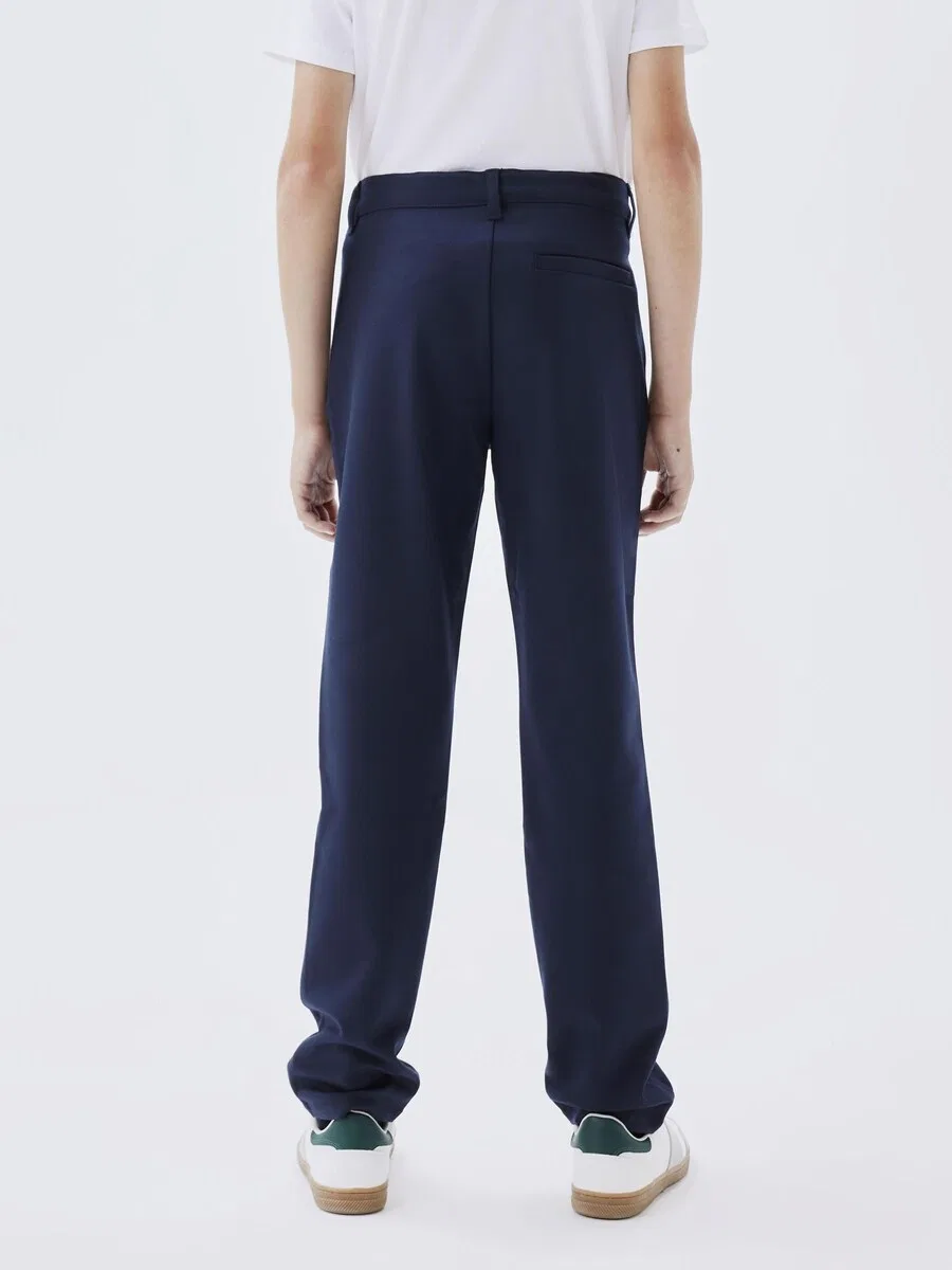 Брюки NAME IT Regular Pants 'NKMRIRAMEL' цвета морской синевы — фото 4