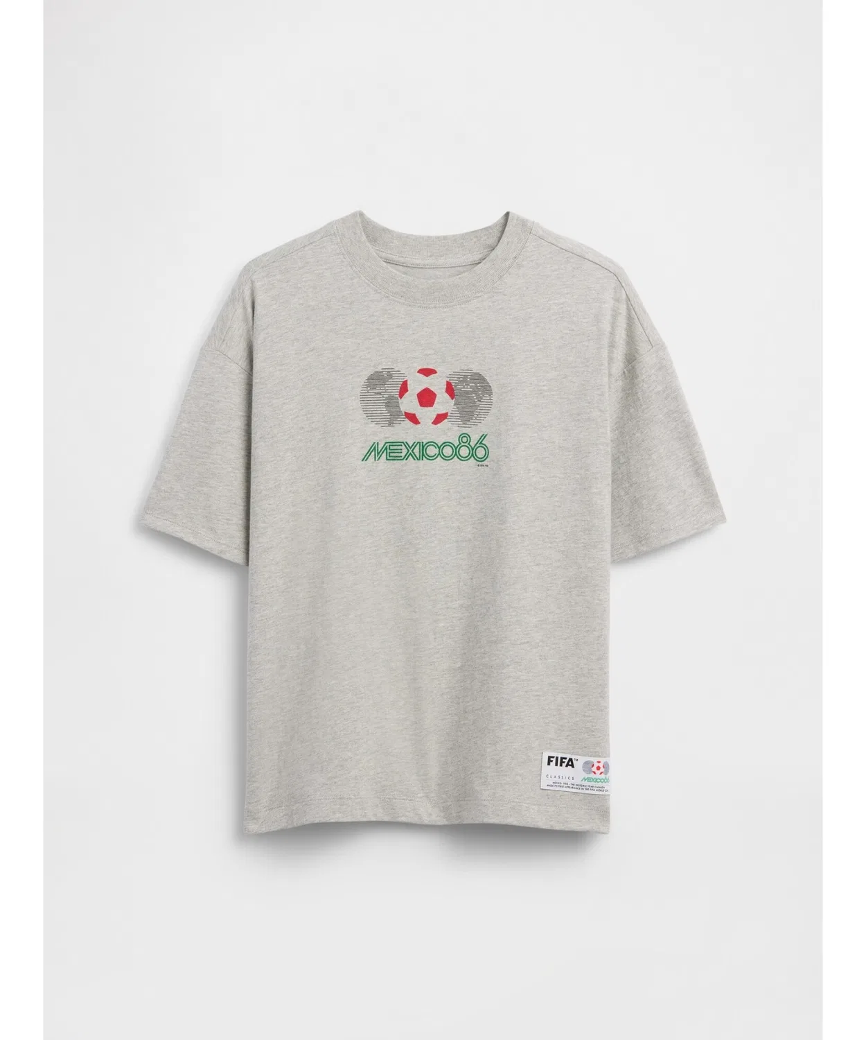 Детская футболка с принтом FIFA World Cup GAP, Light Grey
