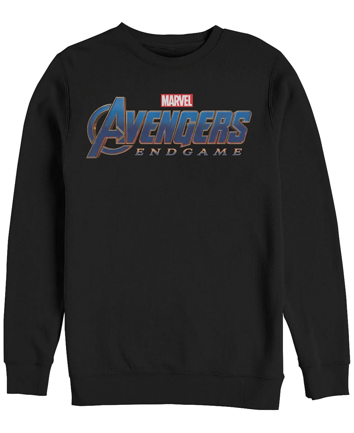 

Логотип marvel men's avengers endgame, флис с воротником-стойкой Fifth Sun, черный