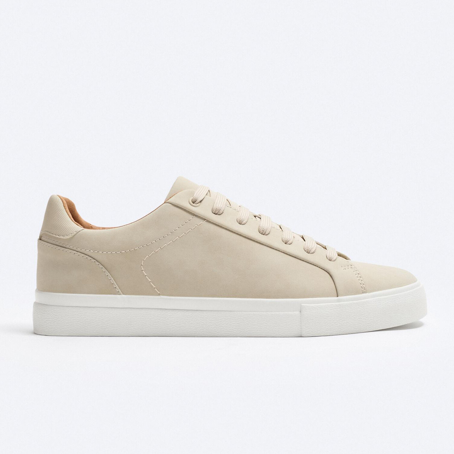 

Кроссовки Zara Basic, бежевый