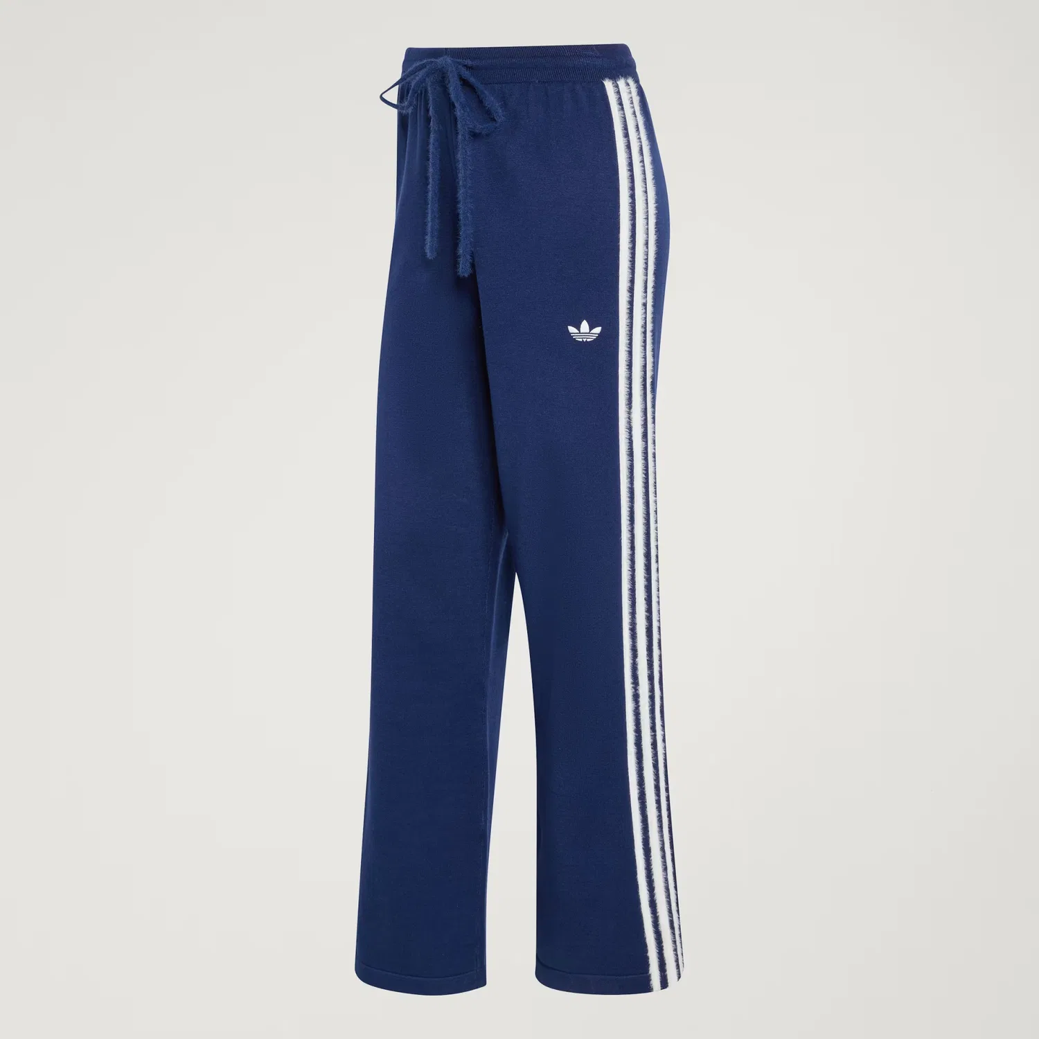 Женские спортивные брюки прямого кроя Knit Firebird Track Pant Adidas Originals, темно-синий/белый — фото 4