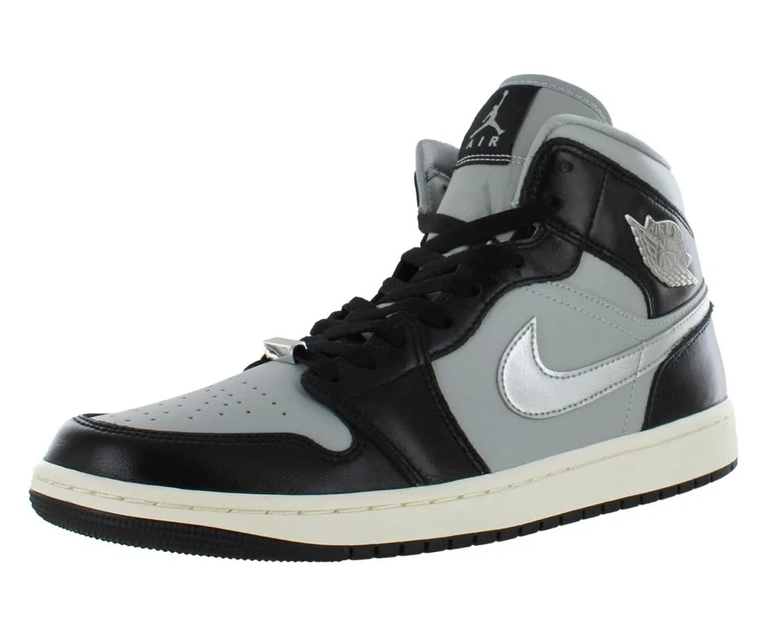 Мужская футболка с длинным рукавом NIKE, Black Silver Metallic Dark Black