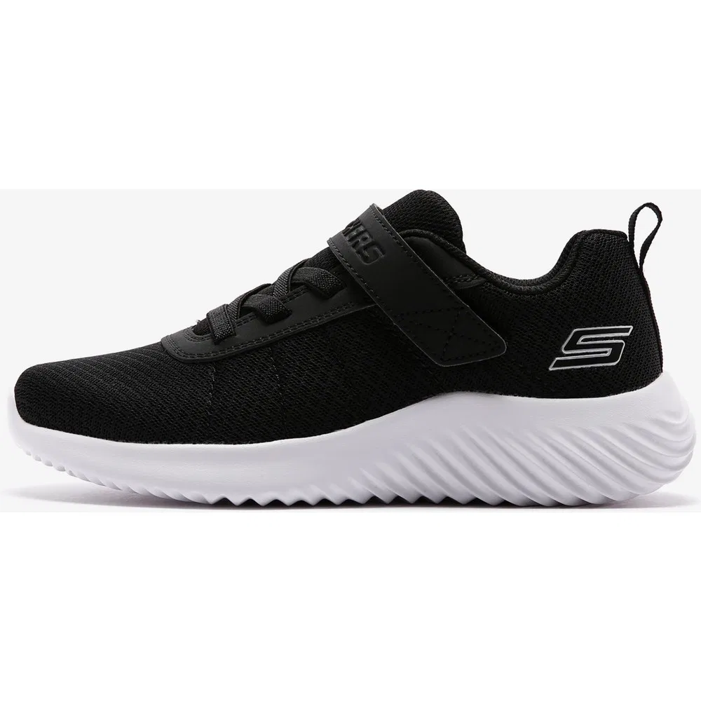 Детские спортивные кроссовки для мальчиков с амортизацией Bounder Baronik Black Skechers
