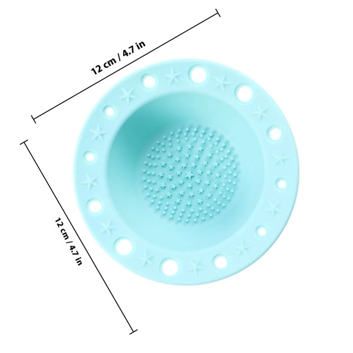 Щетка для очистки кистей, COSMOBETTY, 12 отверстий, 12x12x3.9 см — фото 2