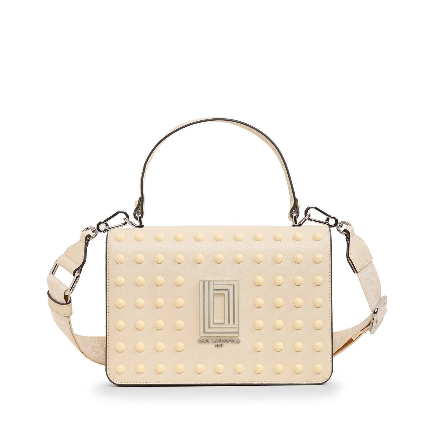 

Сумка-кроссбоди Karl Lagerfeld Simone Dots Flap, бежевый