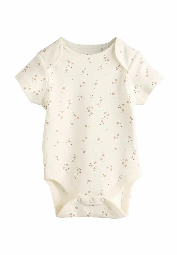 Комплект из 5 боди с коротким рукавом Regular fit -short sleeve 5 pack - body Next, neutral, нейтральный — фото 2