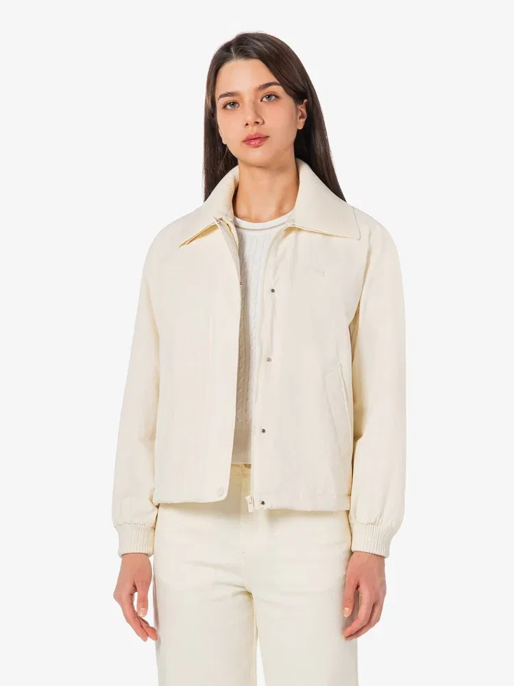 Пуховик LACOSTE White, BF423E-56G 70V, нейлон и шерсть