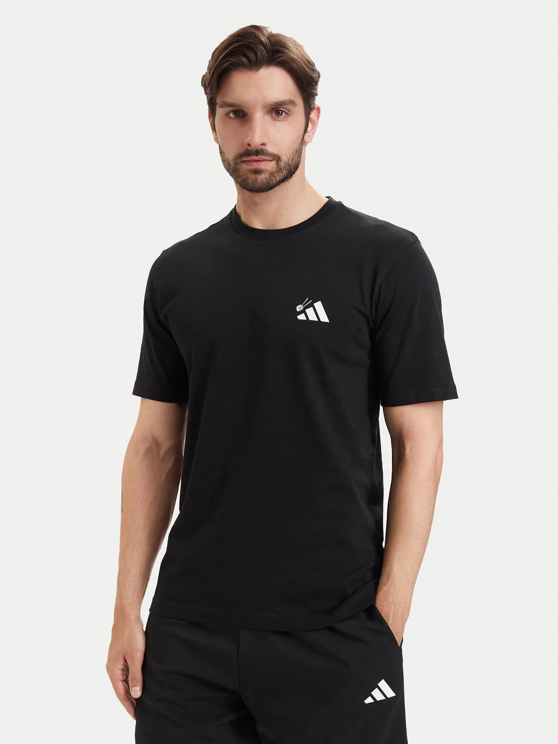 Мужская футболка стандартного кроя Sushi Graphic Adidas, черный — фото 3