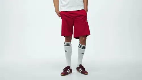 Мужские шорты на кулиске Firebird Adidas Originals, Team Victory Red/White — фото 2