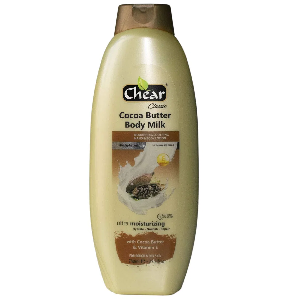 Лосьон для тела и рук Cocoa Butter & Vitamin E, Chear, 750 мл