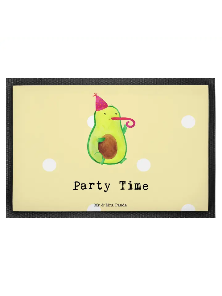 

Коврик Mr & Mrs Panda Avocado Party Zeit, пастельно-желтый