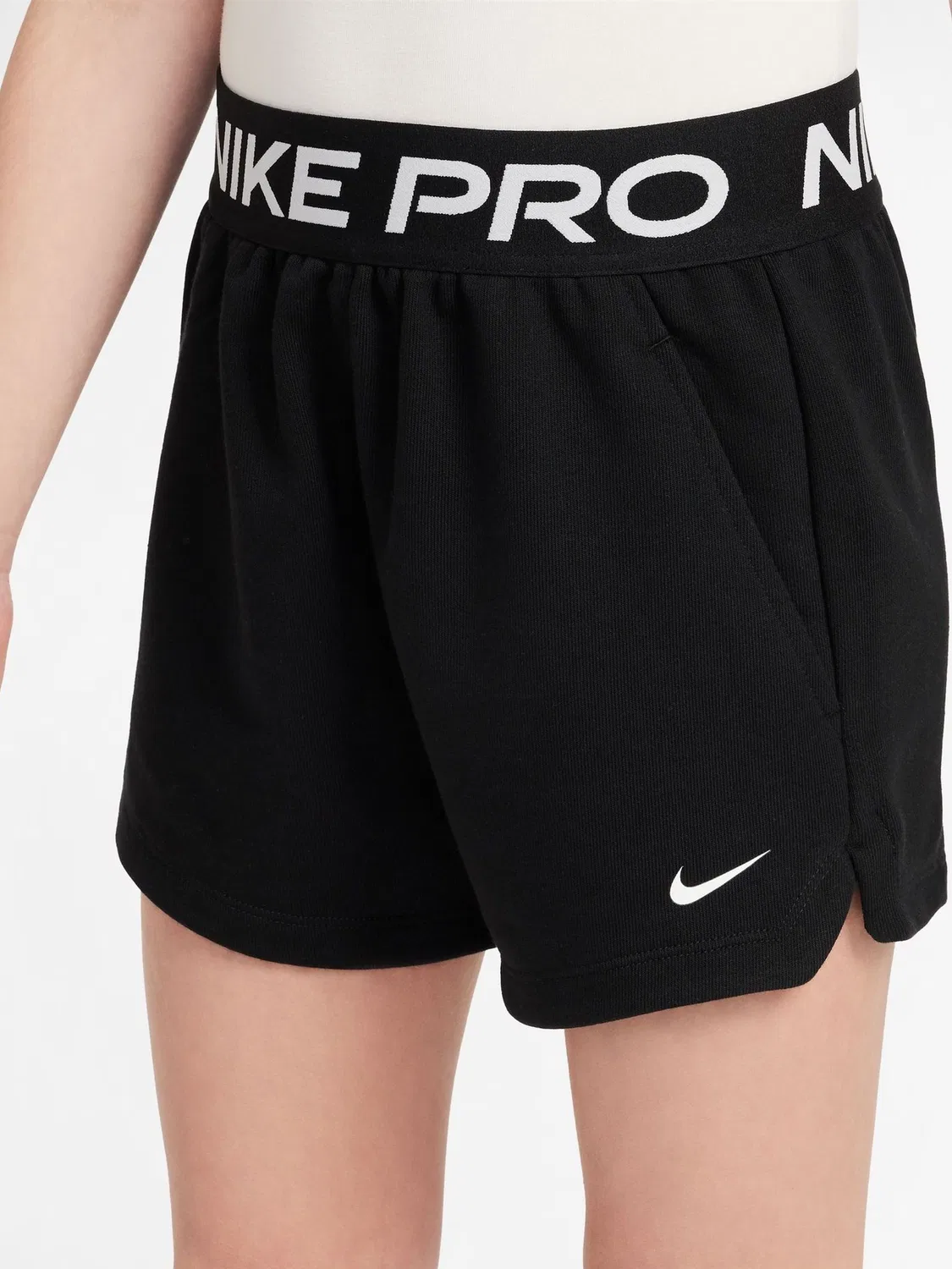 Шорты Nike Pro Dri-FIT Fleece, черные — фото 3