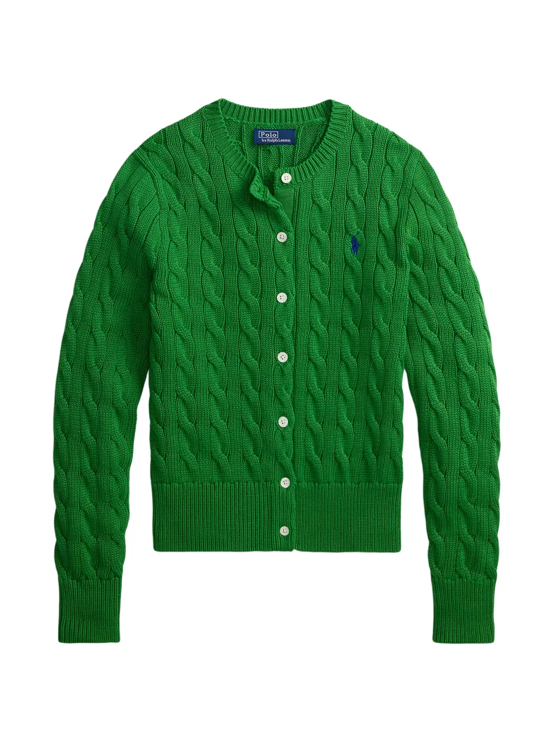 Polo Ralph Lauren Вязаный кардиган на пуговицах зеленый