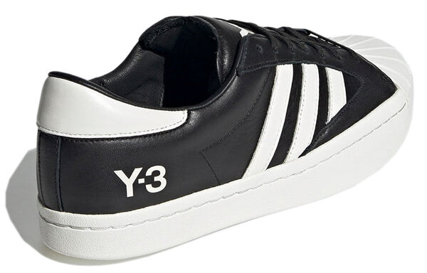 Кроссовки adidas Y-3 Yohji Star 'Black White', черный — фото 4