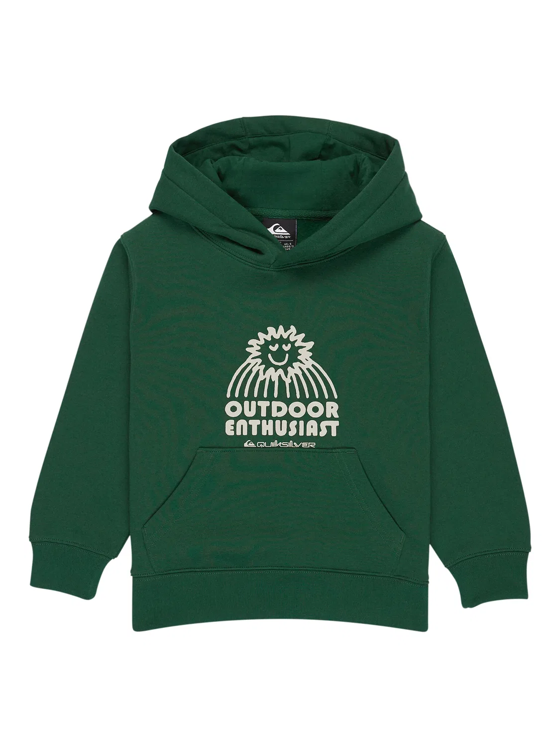 Толстовка стандартного кроя для мальчика Graphics Quiksilver, зеленый — фото 4