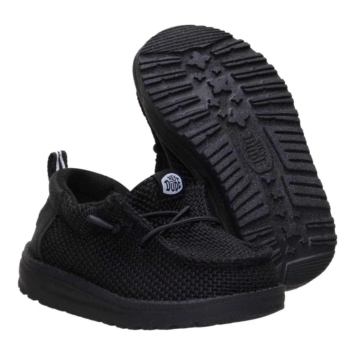 Детские туфли для мальчиков с эластичными шнурками LilDude Slip-On HEYDUDE, Shade — фото 4