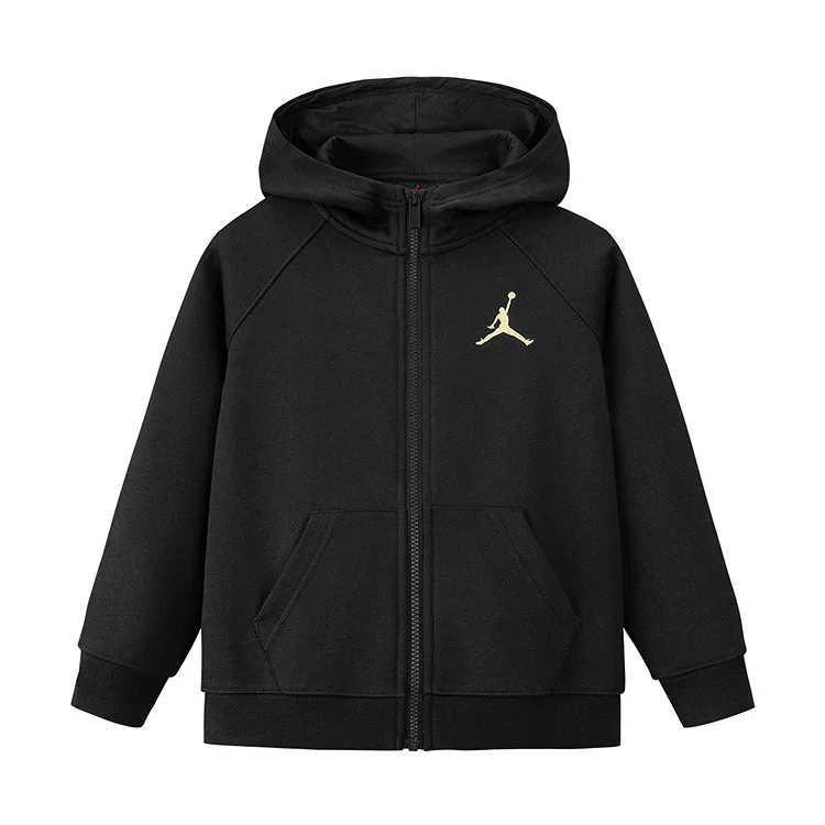 Детский свитшот с капюшоном Jordan, Jet Black