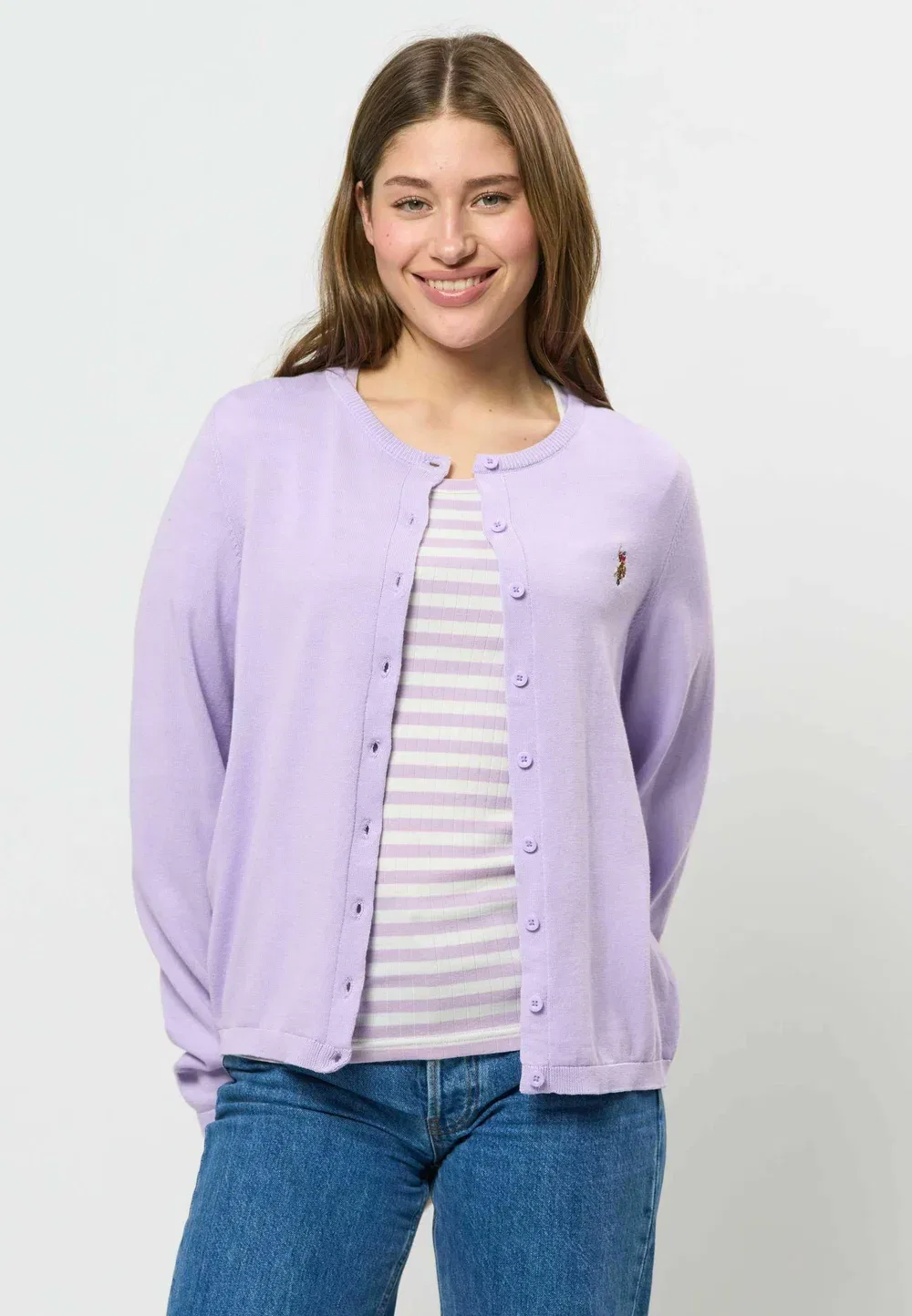 Кардиган Uwkimmi - кардиган U.S. Polo Assn., Pastel Lilac