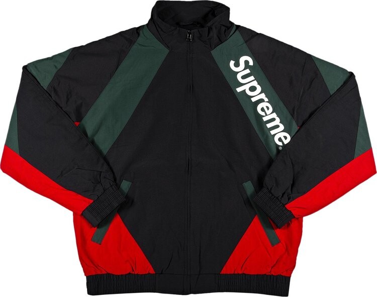

Куртка Supreme Paneled Track Jacket 'Black', черный