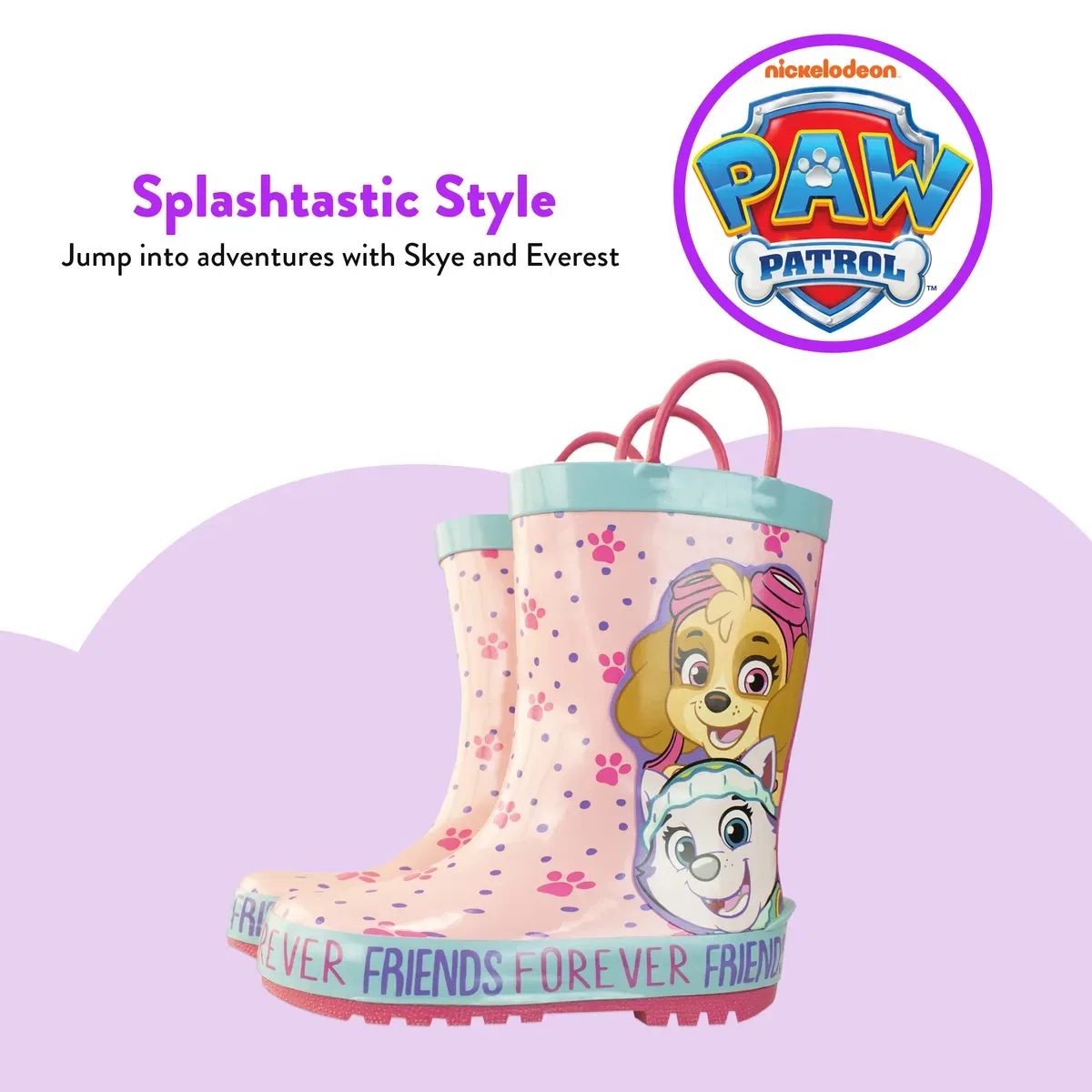 Детские сапоги-веллингтоны Skye and Everest Paw Patrol, Pink — фото 2