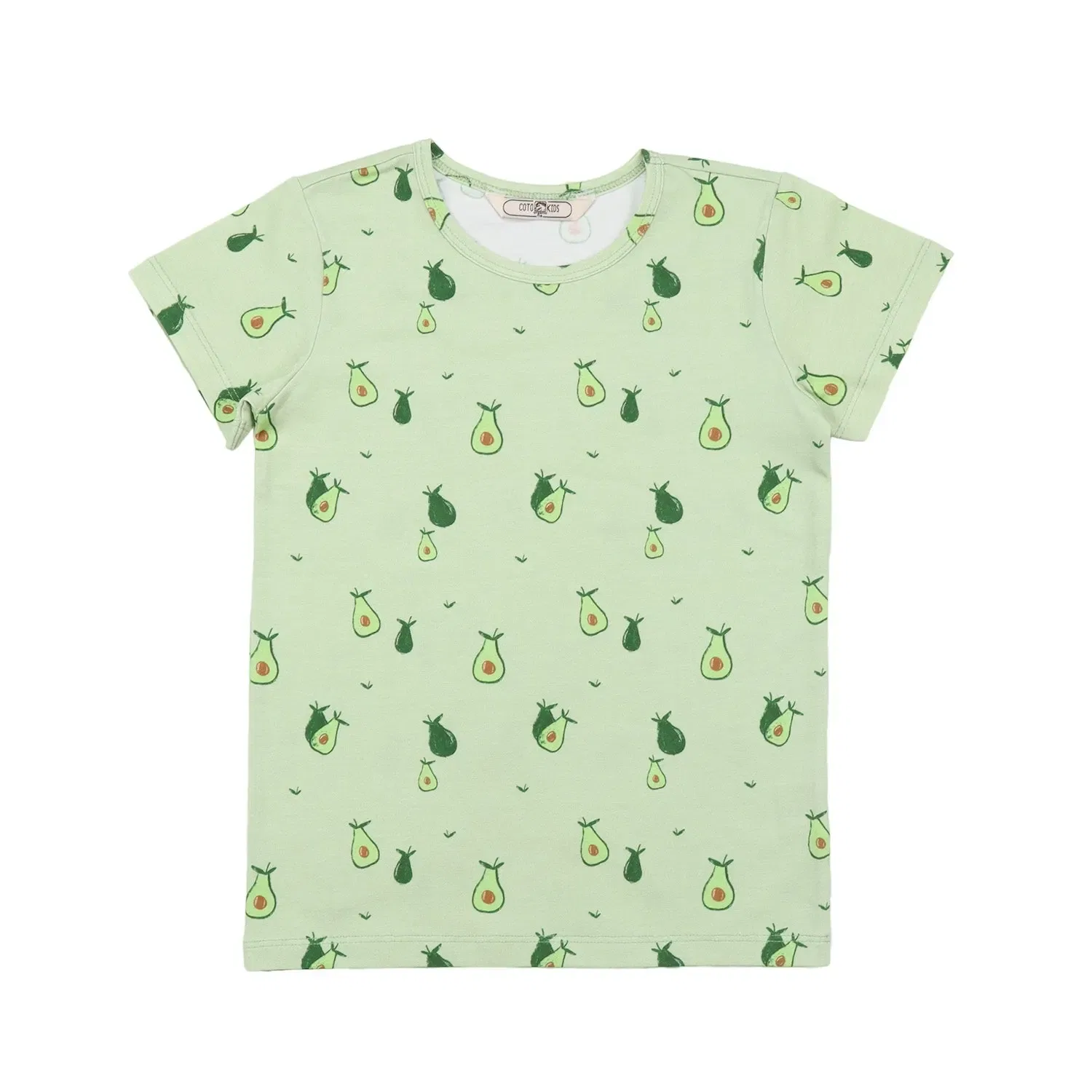 Футболка с принтом авокадо Avocado Walkiddy, разноцветный — фото 2
