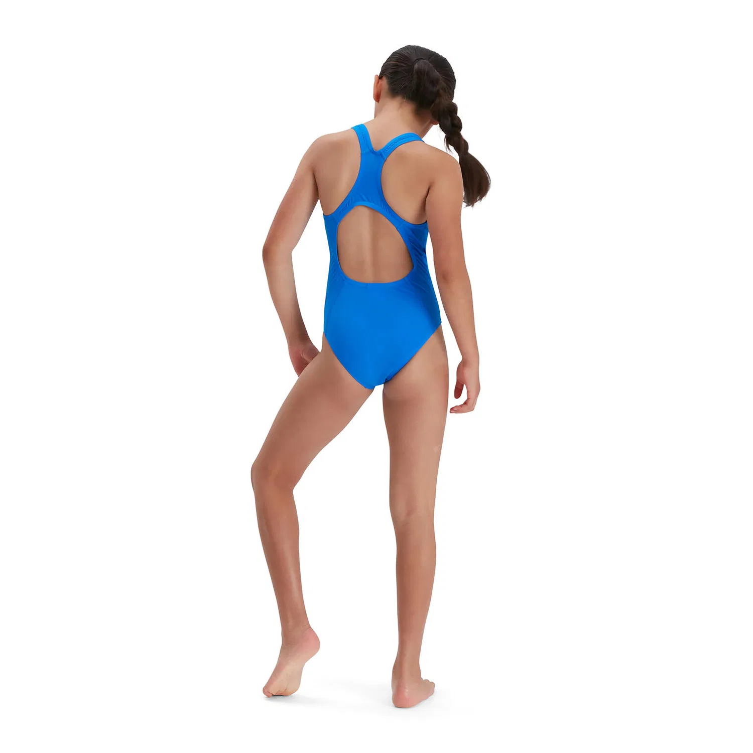 Детский цельный купальник для девочек Eco+ Medalist Speedo, Blau Elektroblau — фото 3
