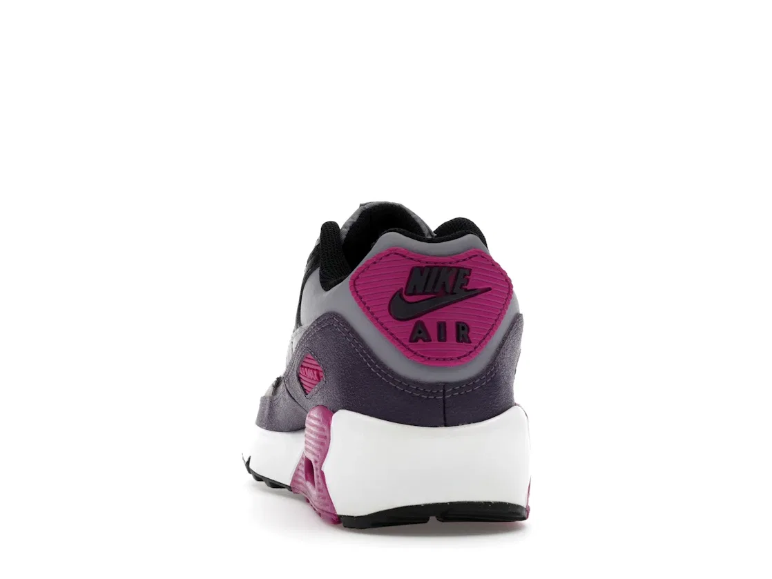 Детские кроссовки Lifestyle Nike Air Max 90, Cement Grey/Black/Dark Raisin/Cement Grey — фото 4