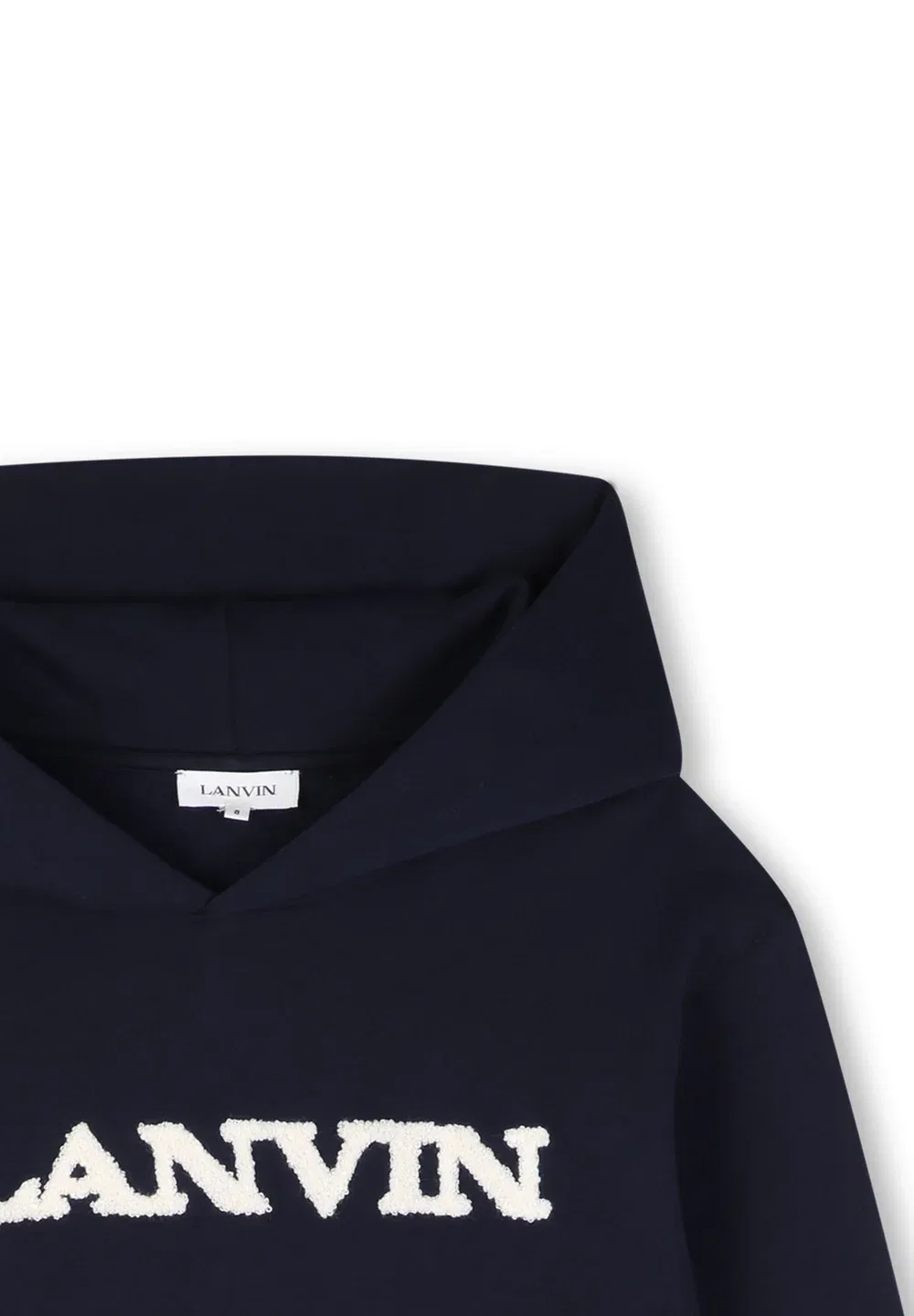 Толстовка с капюшоном унисекс - худи Lanvin, Navy — фото 4